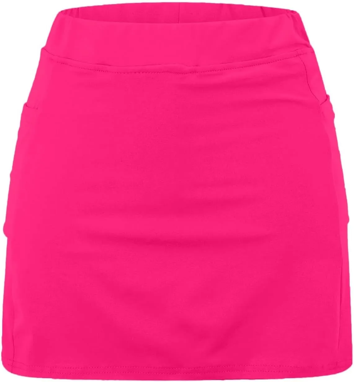 Skorts for Women with Pocket Casual Plus Size Tummy Control Tennis Skirts with Shorts Underneath High Waist Golf Skirt