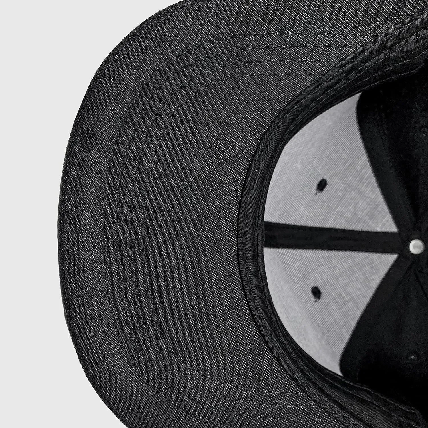 Snapback Hats for Mens Skull Hat Flat Bill Gorras Planas para Hombres Black Snap Backpack Brim Baseball Cap