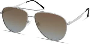 SOJOS Retro Oversized Aviator Polarized Sunglasses for Women Men Classic Large Metal Sun Glasses SJ1207A