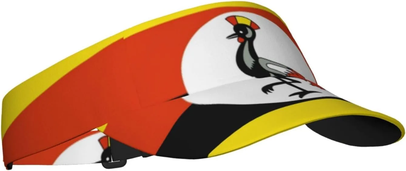 South Africa Flag Sun Visors Hat Golf Tennis Visor for Women Men - Summer Wide Brim Ponytail Beach Hats Adjustable