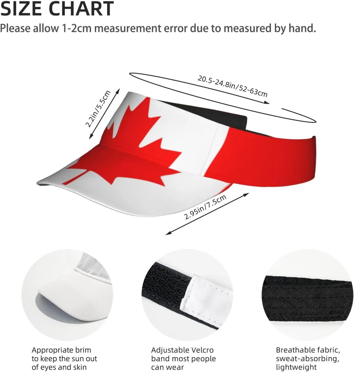 South Africa Flag Sun Visors Hat Golf Tennis Visor for Women Men - Summer Wide Brim Ponytail Beach Hats Adjustable