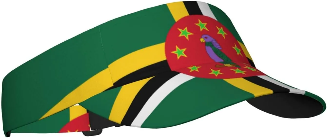South Africa Flag Sun Visors Hat Golf Tennis Visor for Women Men - Summer Wide Brim Ponytail Beach Hats Adjustable
