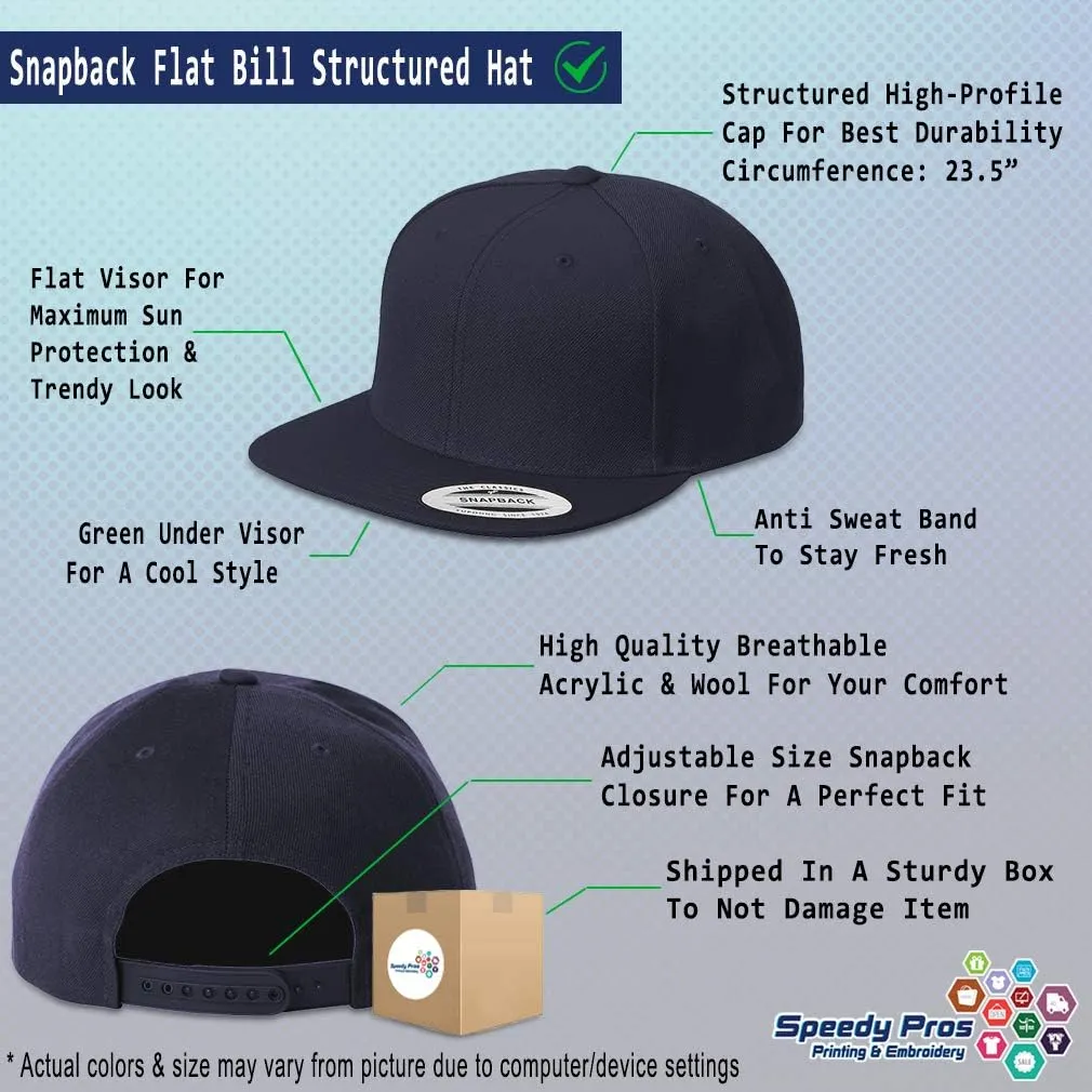 Speedy Pros Snapback Hats for Men & Women Mama Tried Mom Acrylic Flat Bill Baseball Cap