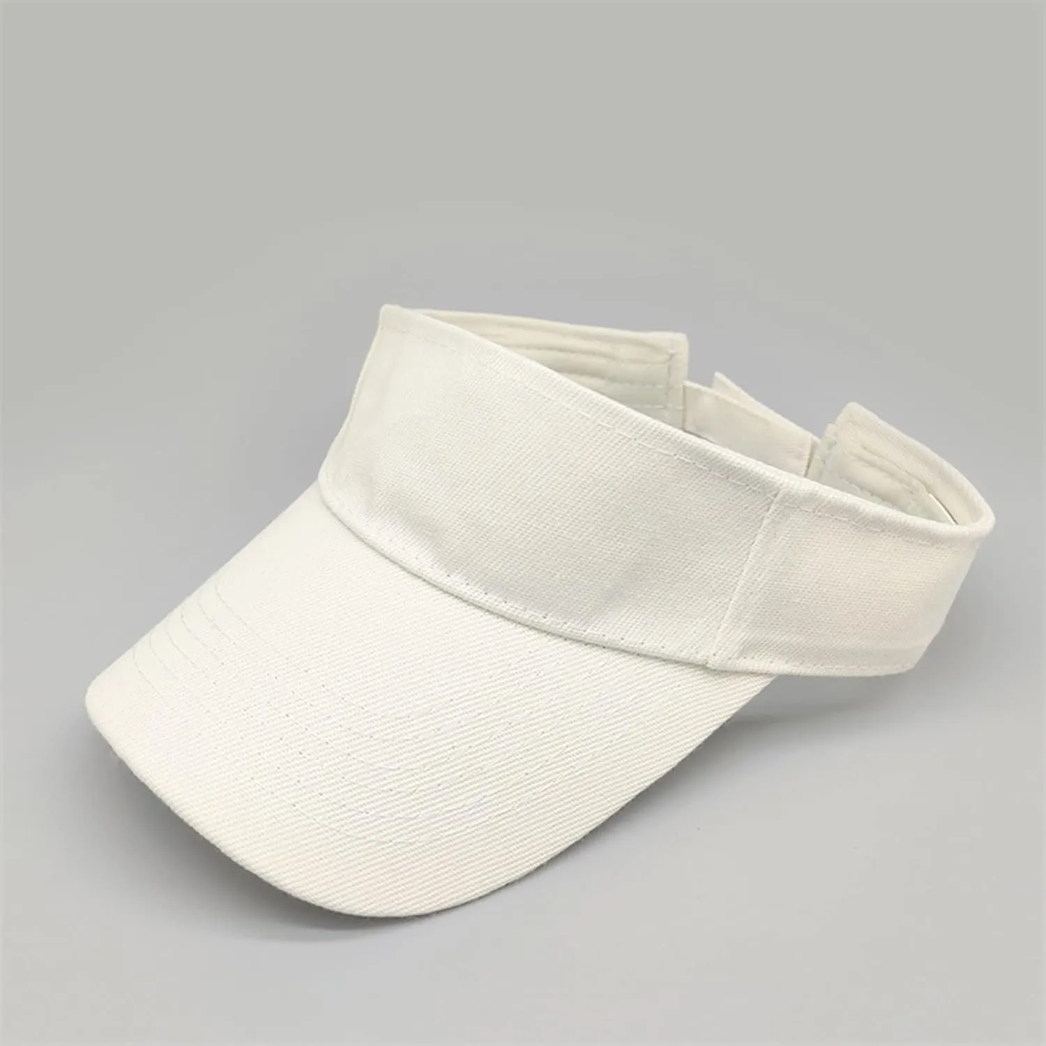 Sport Sun Visor Hats Womens Large Brim Summer Protection Adjustable Stretchy Beach Tennis Caps for Women Men