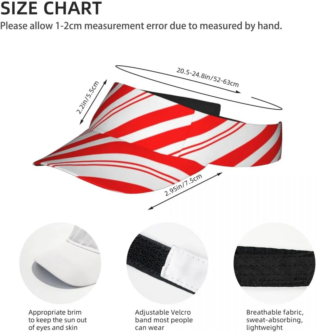 Sports Sun Visor Hats Adjustable Sun Visor Caps for Women and Men
