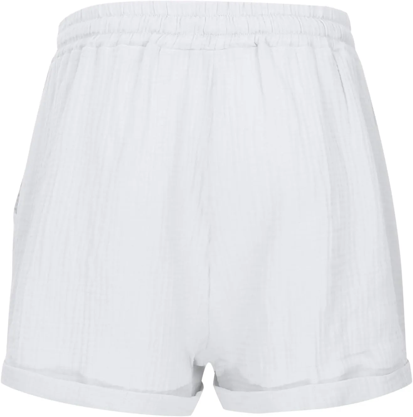 Summer Beach Shorts for Women High Elastic Waist Casual Chino Shorts Lightweight Drawstring Stretch Dressy Pants with Pockets
