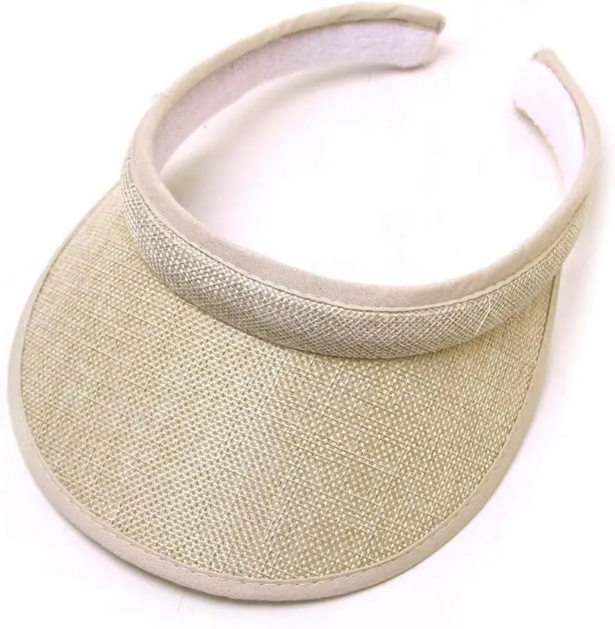 Sun Visor Hats for Women Summer Hat Sun Beach Hat No Headache Visor with Large Brim Ladies Sun Protection Visor Cap