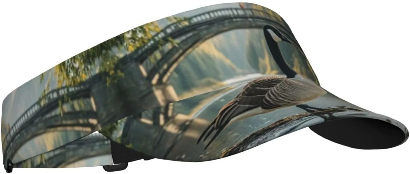 Sunscreen Visor Hats for Women Men Adjustable Empty Top Beach Cap A Big Burger Cartoon Sun Hat Outdoor Sports