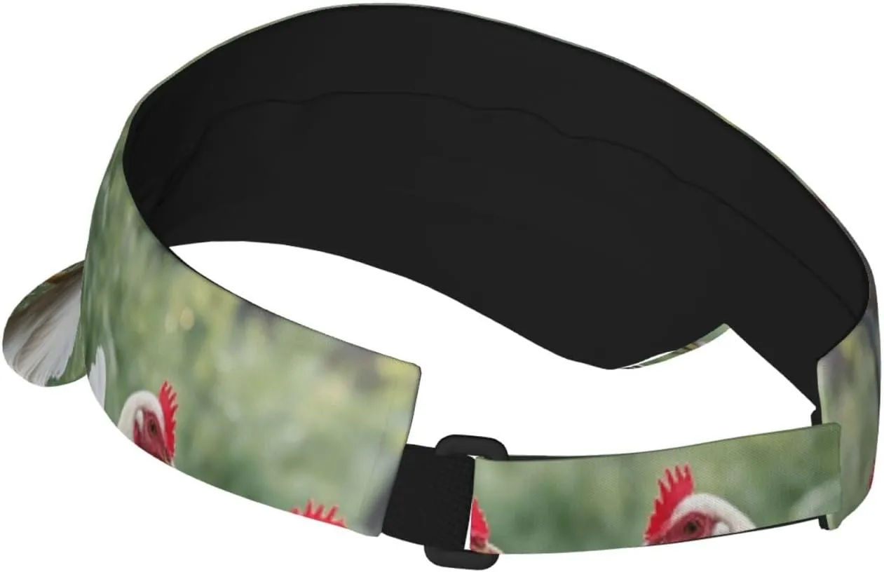 Sunscreen Visor Hats for Women Men Adjustable Empty Top Beach Cap Husky Dog Sun Hat Outdoor Sports