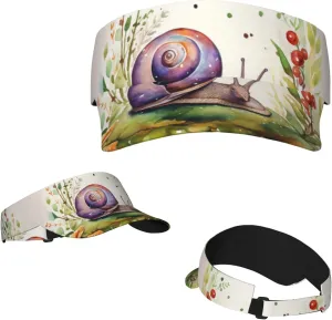 Sunscreen Visor Hats for Women Men Adjustable Empty Top Beach Cap Spiral and Curve Patterns Sun Hat Outdoor Sports