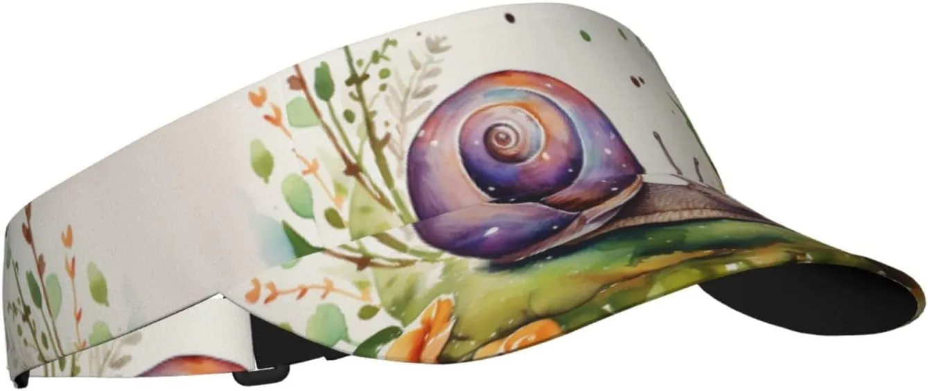 Sunscreen Visor Hats for Women Men Adjustable Empty Top Beach Cap Spiral and Curve Patterns Sun Hat Outdoor Sports