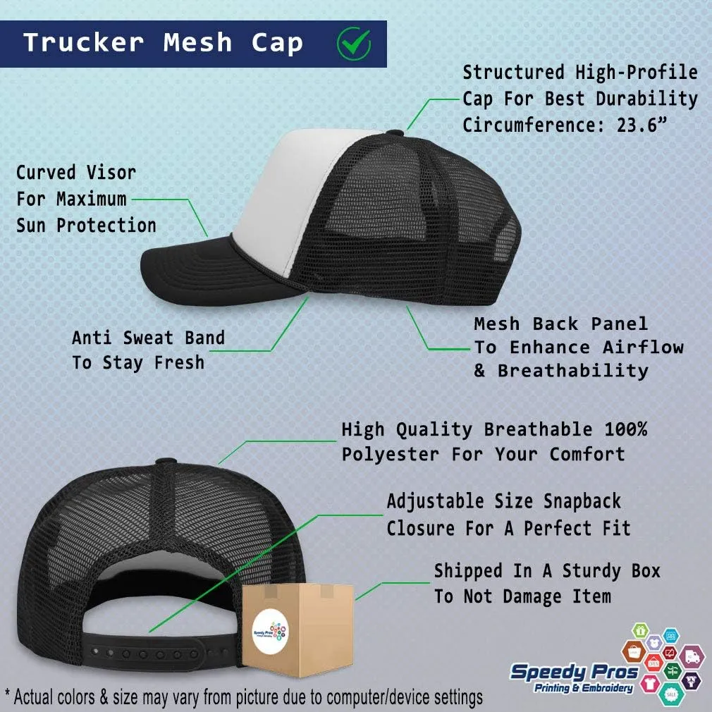 Trucker Hat Sun Sand A Drink in My Hand Summer Season Climate Sun Polyester