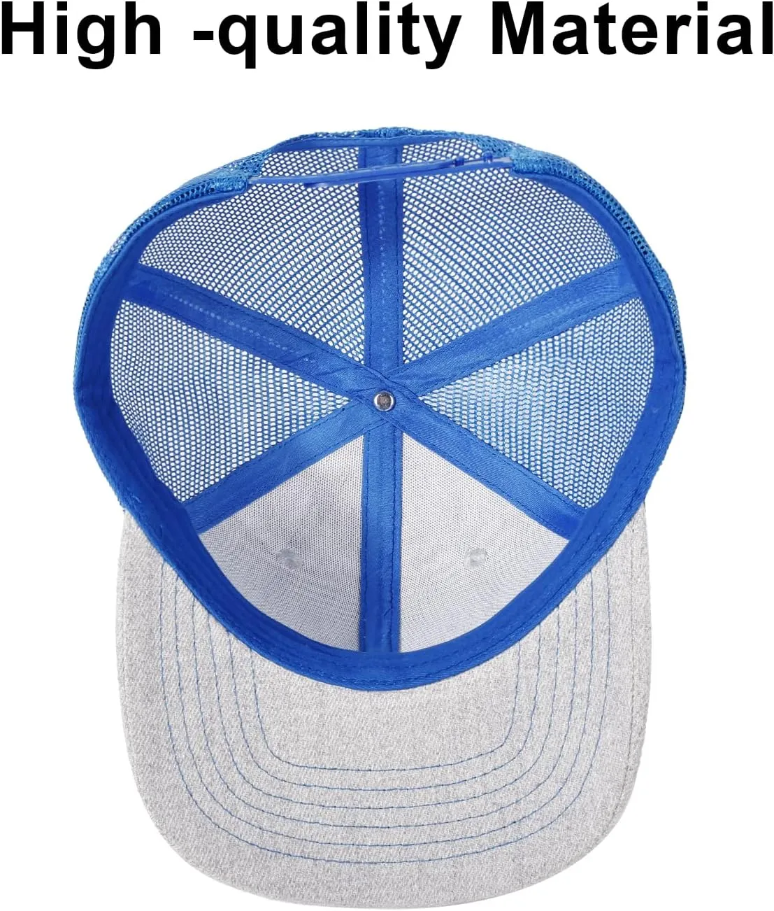 Unisex Trucker Hats Blank Mesh Snapback Hats Sport Plain Baseball Caps Adjustable Fitted Hat