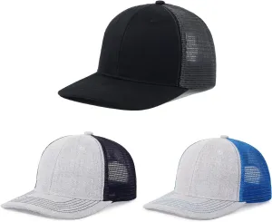 Unisex Trucker Hats Blank Mesh Snapback Hats Sport Plain Baseball Caps Adjustable Fitted Hat