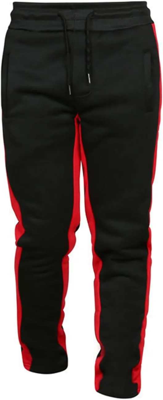 Vickyleb Joggers for Men Fashion,Men's Slim Fit Fleece Pants Winter Big and Tall Baggy Jogger Sweatpants