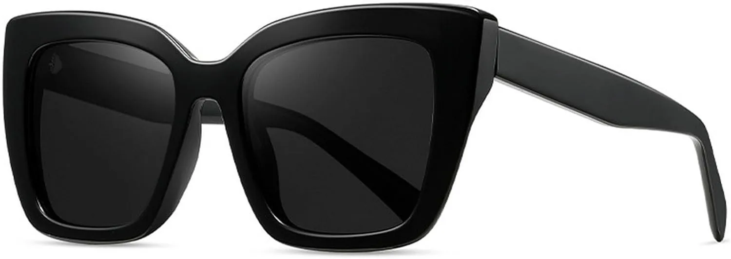 Vintage Cat Eye Sunglasses Women Square Polarized Sun Glasses Female Designer Retro Shades Fashion Oversized Sunglasses
