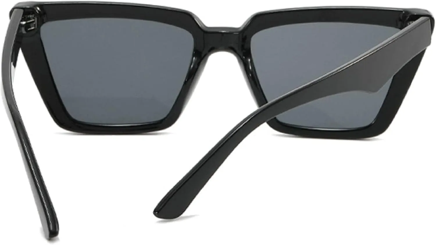 Vintage Cat Eye Women Sunglasses Fashion Gradient Mirror Eyewear Shades UV400 Men Punk Rivets Sun Glasses