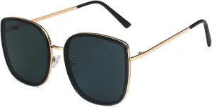 Vintage Oversized Shades Women Sunglasses Fashion Metal Alloy Frame Sunglasses Female Retro Glasses Uv400