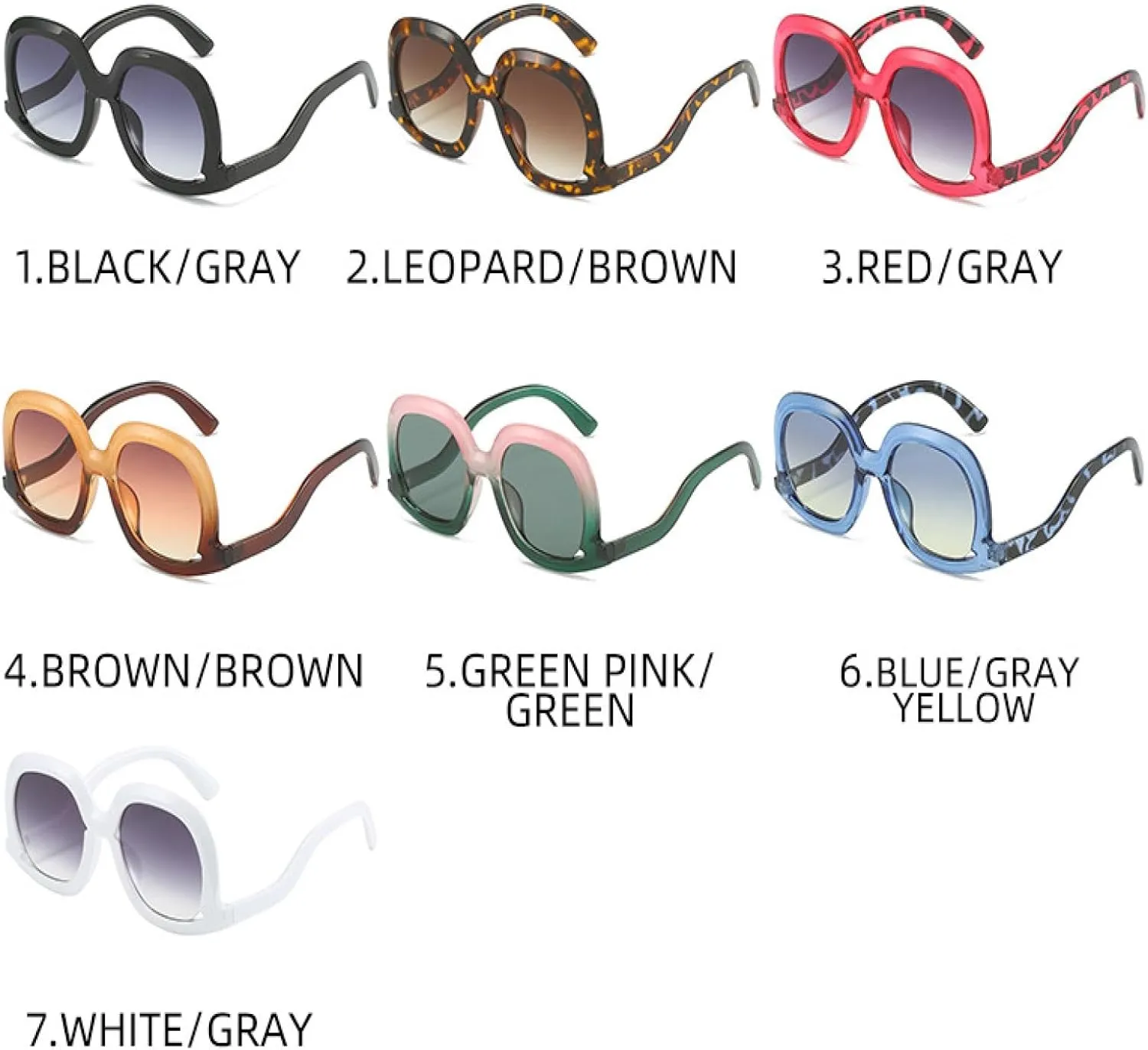 Vintage Oversized Sunglasses Women Fashion Luxury Sun Glasses Female Eyewear Uv400