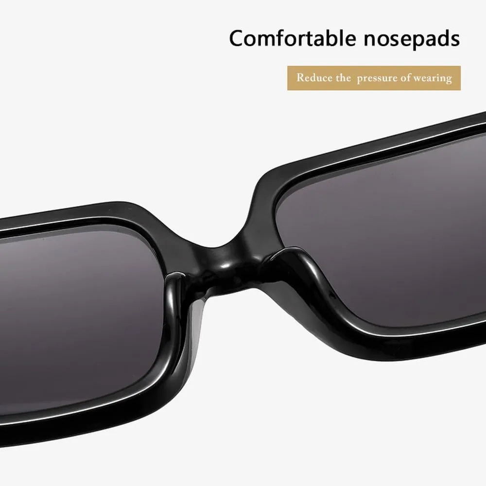 Vintage Trendy Oversized Sunglasses Women Men Retro Fashion Wide Sun Glasses Ladies Shade