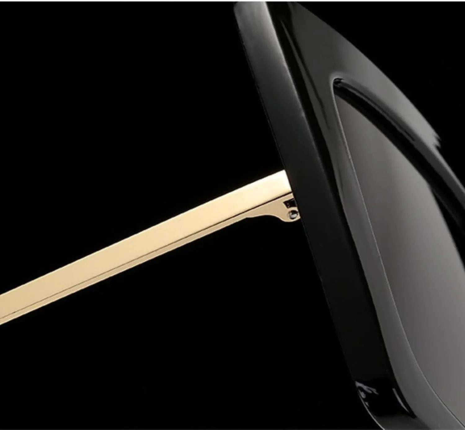 Vintage Women Sunglasses Fashion Oversized Pearl Cat Eye Big Alloy Sun Glasses