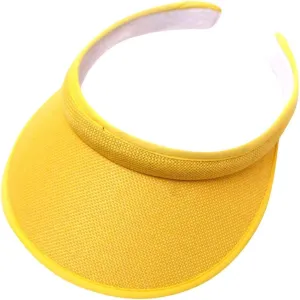 Visor Hats for Women Summer Beach Cap Sports Golf Cap Wide Brim Sun Hat No Headache Visor for Outdoor Sports