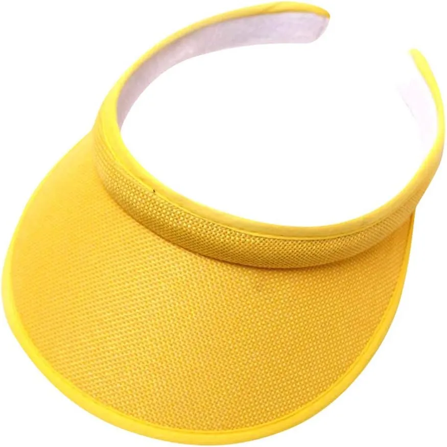 Visor Hats for Women Summer Beach Cap Sports Golf Cap Wide Brim Sun Hat No Headache Visor for Outdoor Sports