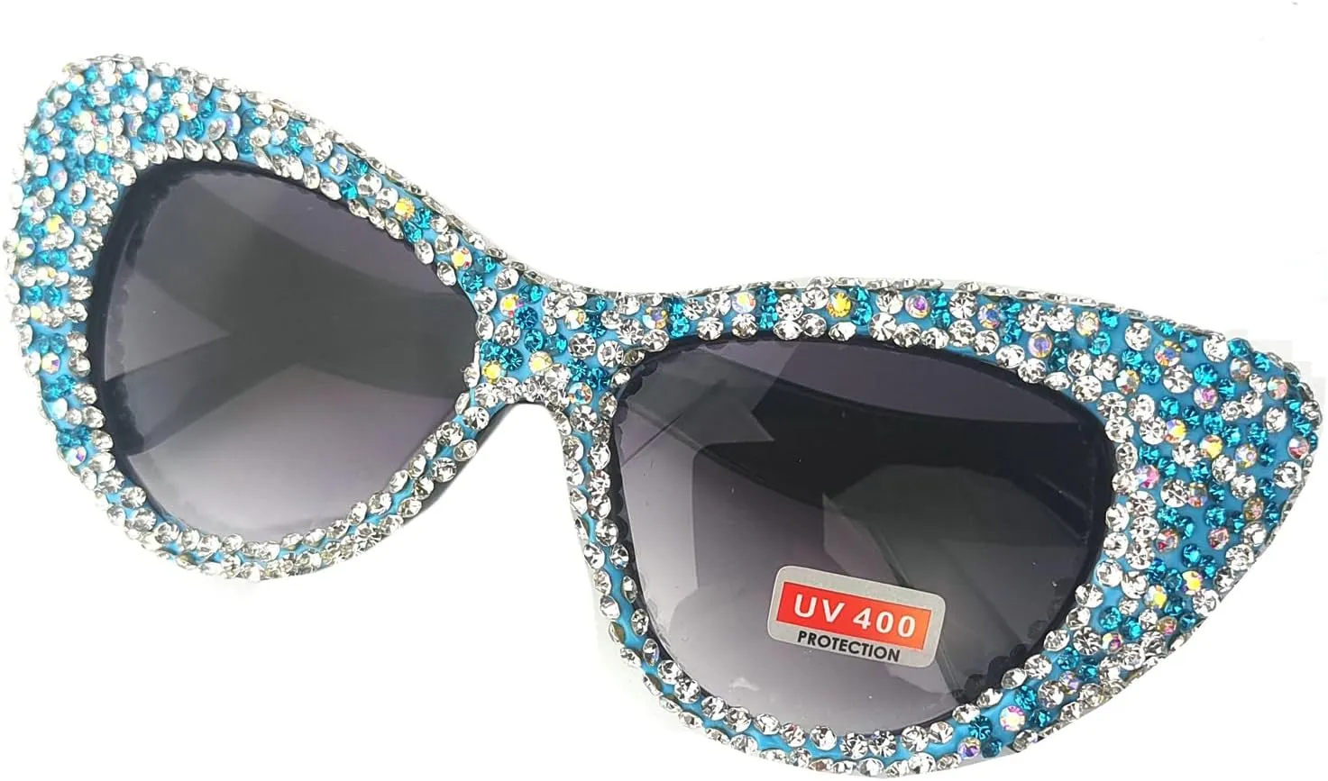 willochra Oversized Diamond Sunglasses Women Rhinestone Cat Eye Sunglasses Vintage Men bling party sunglasses Eyewear