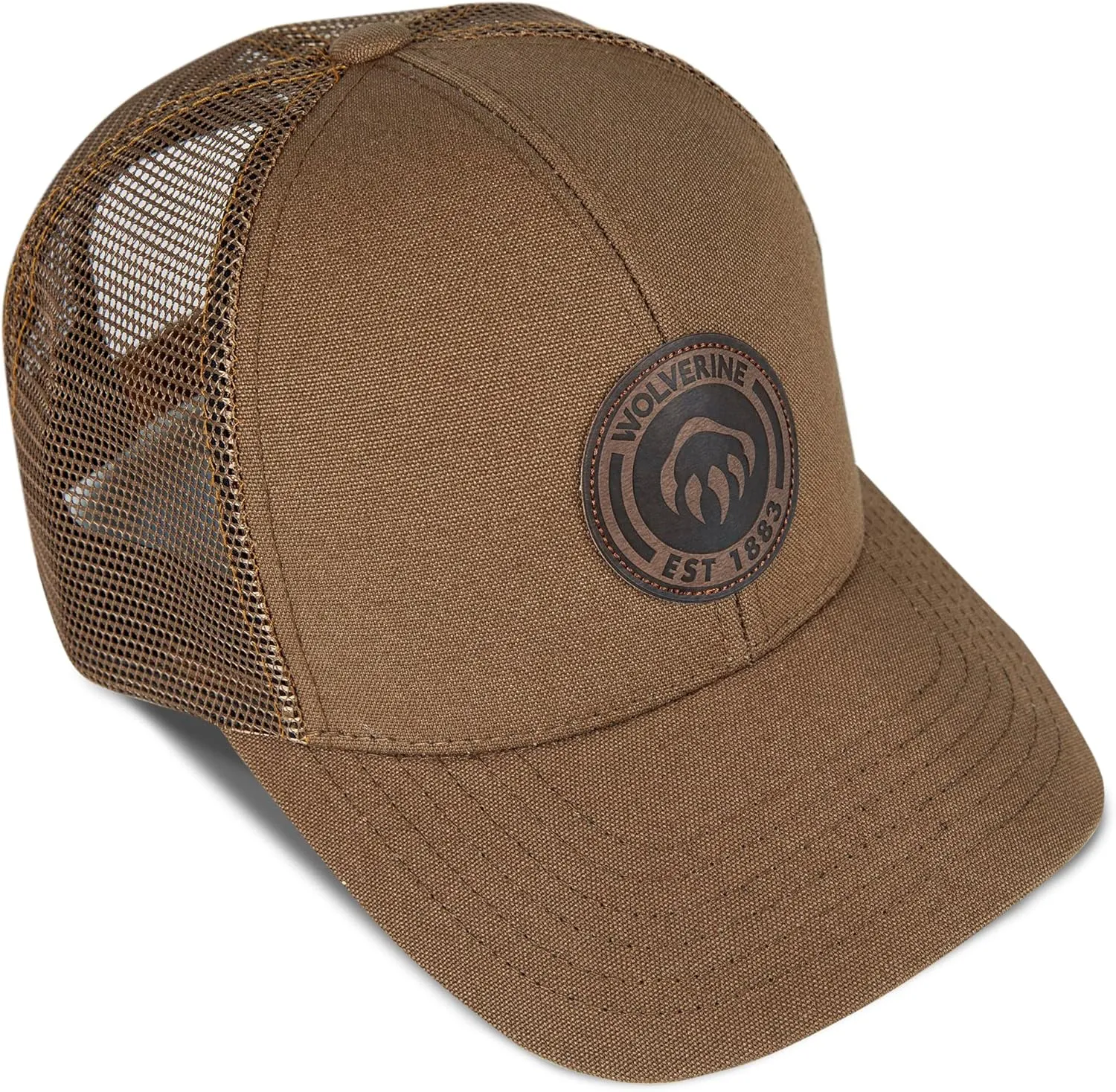 Wolverine Trucker Hat | Mesh Back | Snapback | Adjustable | Rugged | Durable | Workwear