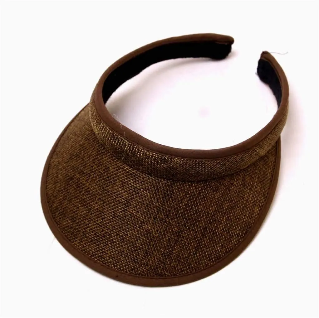 Women Unisex Wide Brim Sun Hats Visor with Clip Adjustable Summer Outdoor Beach Hat for Men Women Ladies