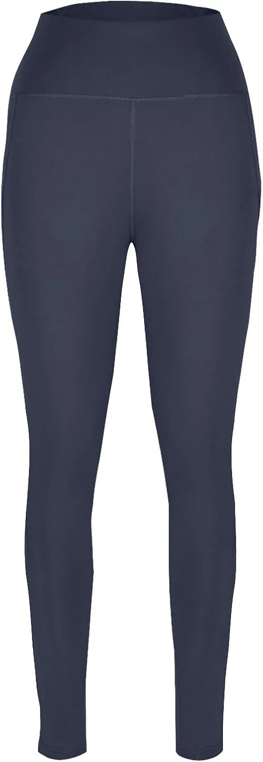 Workout Leggings with Pockets for Women High Waisted Tummy Control Aesthetic Black Hip Lift Yoga Pants Activewear