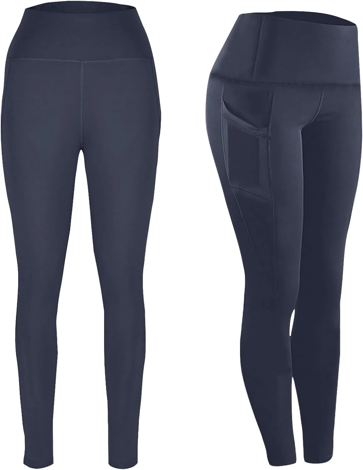 Workout Leggings with Pockets for Women High Waisted Tummy Control Aesthetic Black Hip Lift Yoga Pants Activewear