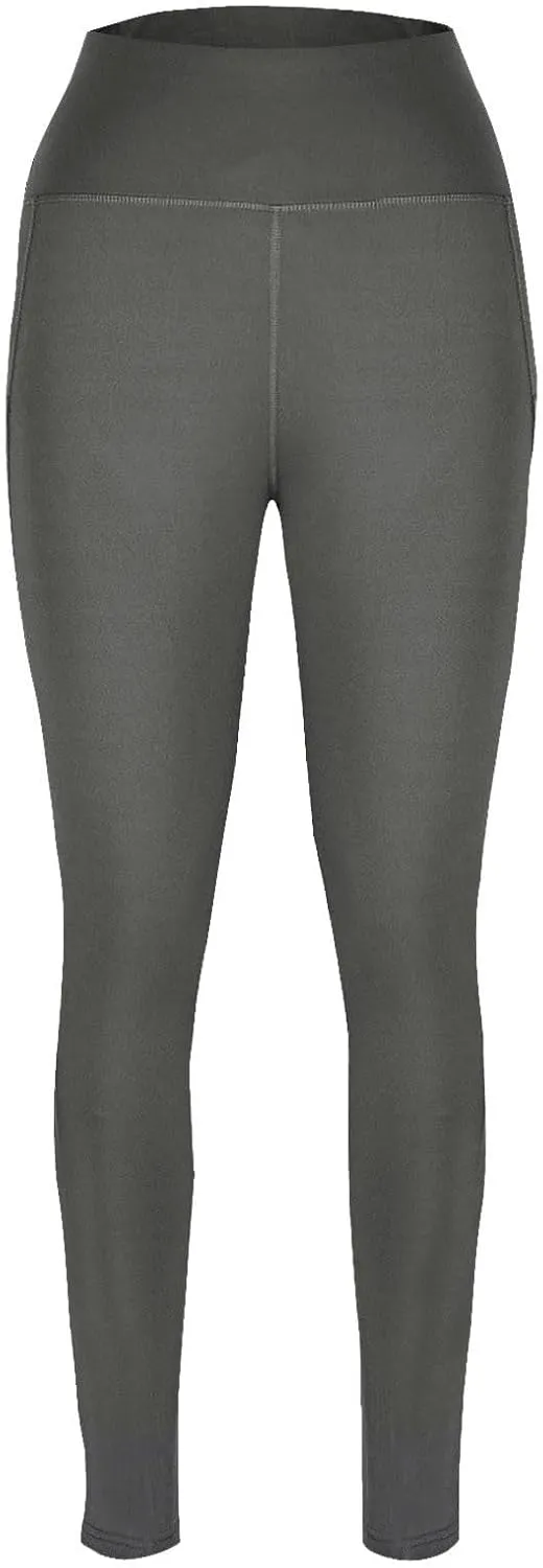 Workout Leggings with Pockets for Women High Waisted Tummy Control Aesthetic Black Hip Lift Yoga Pants Activewear