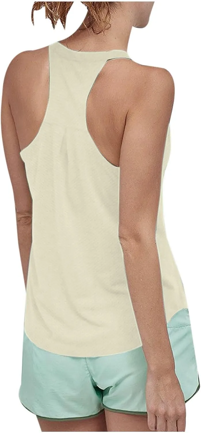 Workout Racerback Tank Tops for Women Sleeveless Athletic Tops Flowy Soft Loose Fit Gym Quick Dry Running Shirts