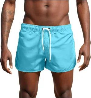 Xiaojmake Men's 5" Swim Trunks Quick Dry Beach Board Short Swimming Shorts Bathing Suits with Inner Mesh Lining and Pockets
