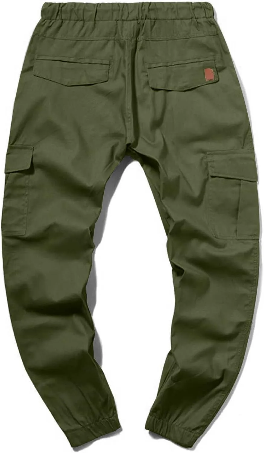 XUNRYAN Cargo Pants Men with Multi Pockets Casual Sweatpants Drawstring Joggers Outdoor Hiking Fishing Pants Activewear
