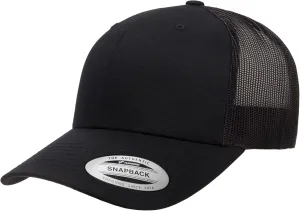 Yupoong Classic Premium Mesh 6 Panel Retro Trucker Cap | Mid Profile Snapback | OSFA | Bulk Pack Available